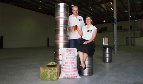 (l-r) BentSpoke co-owners Richard Watkins and Tracy Margrain