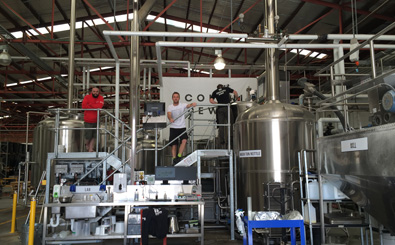 Inside Colonial's Port Melbourne brewery