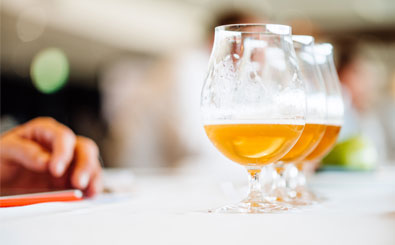 Appearance is important when judging beer. Image courtesy of the Sydney Royal Beer & Cider Show